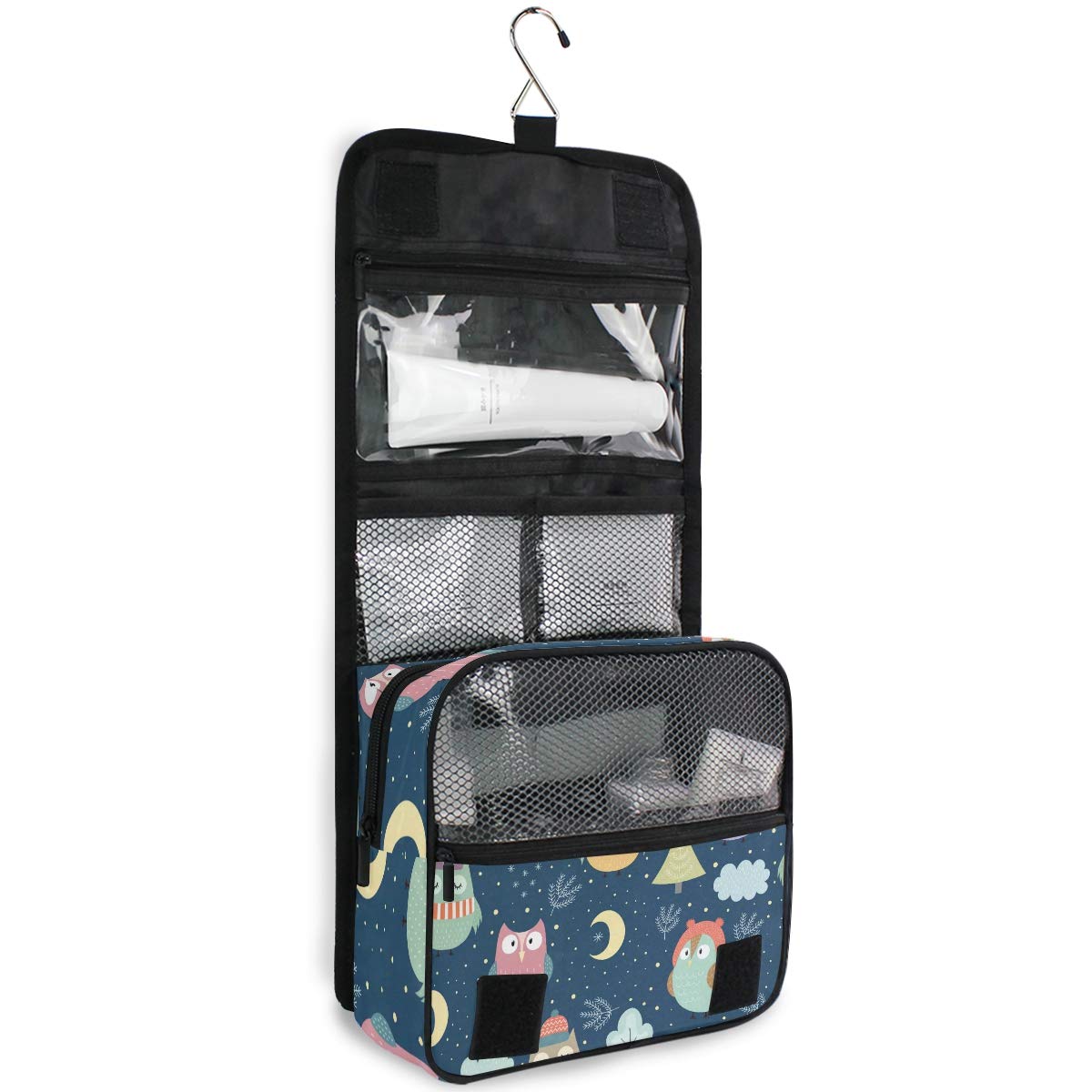 Waterproof Hanging Travel Toiletry Bag for Men & Women - Large Cosmetic Organizer with Multiple Pockets - Perfect for Bathroom, Gym, Camping & Business Trips