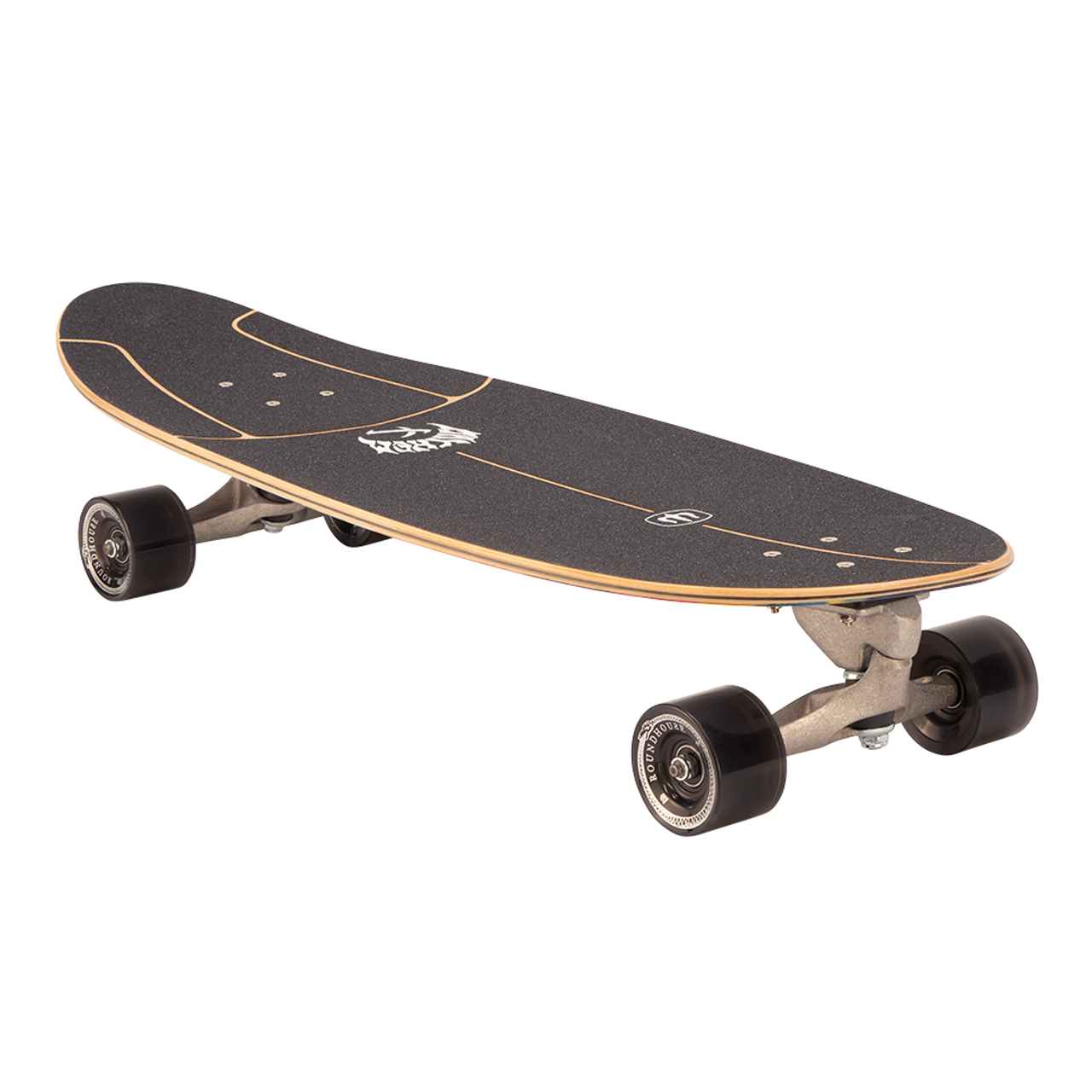 Carver 32” LOST Retro Tripper CX Raw Surfskate - Premium Cruiser Skateboard for Surf Training & Carving - Perfect for Beach Cruising, Street Surfing & Pool Riding
