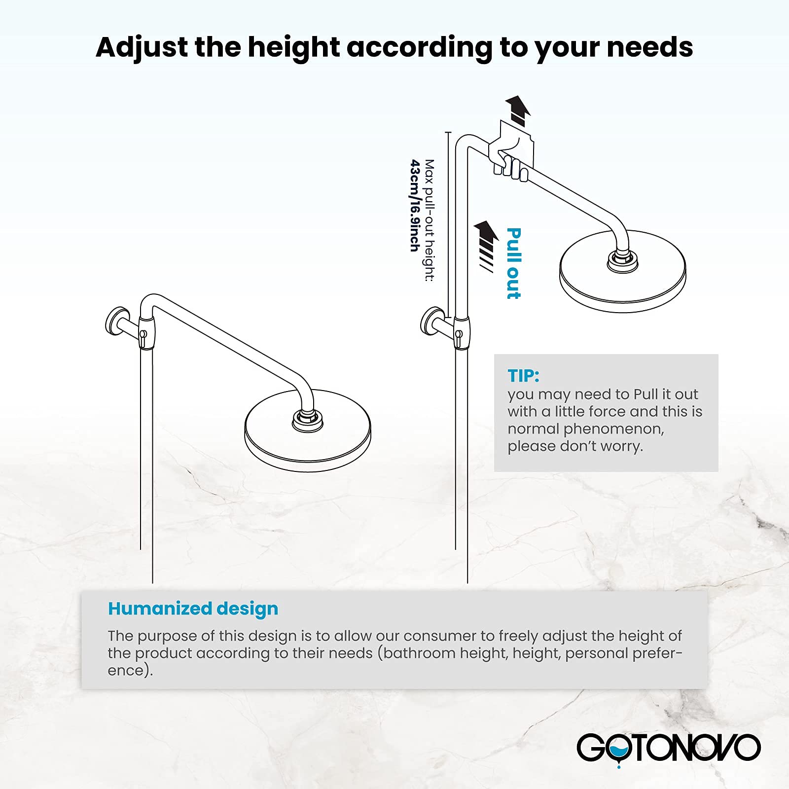 Gotonovo 8 Inch Rainfall Shower Faucet Set - Polished Gold Wall Mount Bathroom Shower System with Handheld Showerhead and Cross Handle, 2 Function Water Spray Modes - Perfect for Modern Bathroom Renovation and Spa-Like Shower Experience