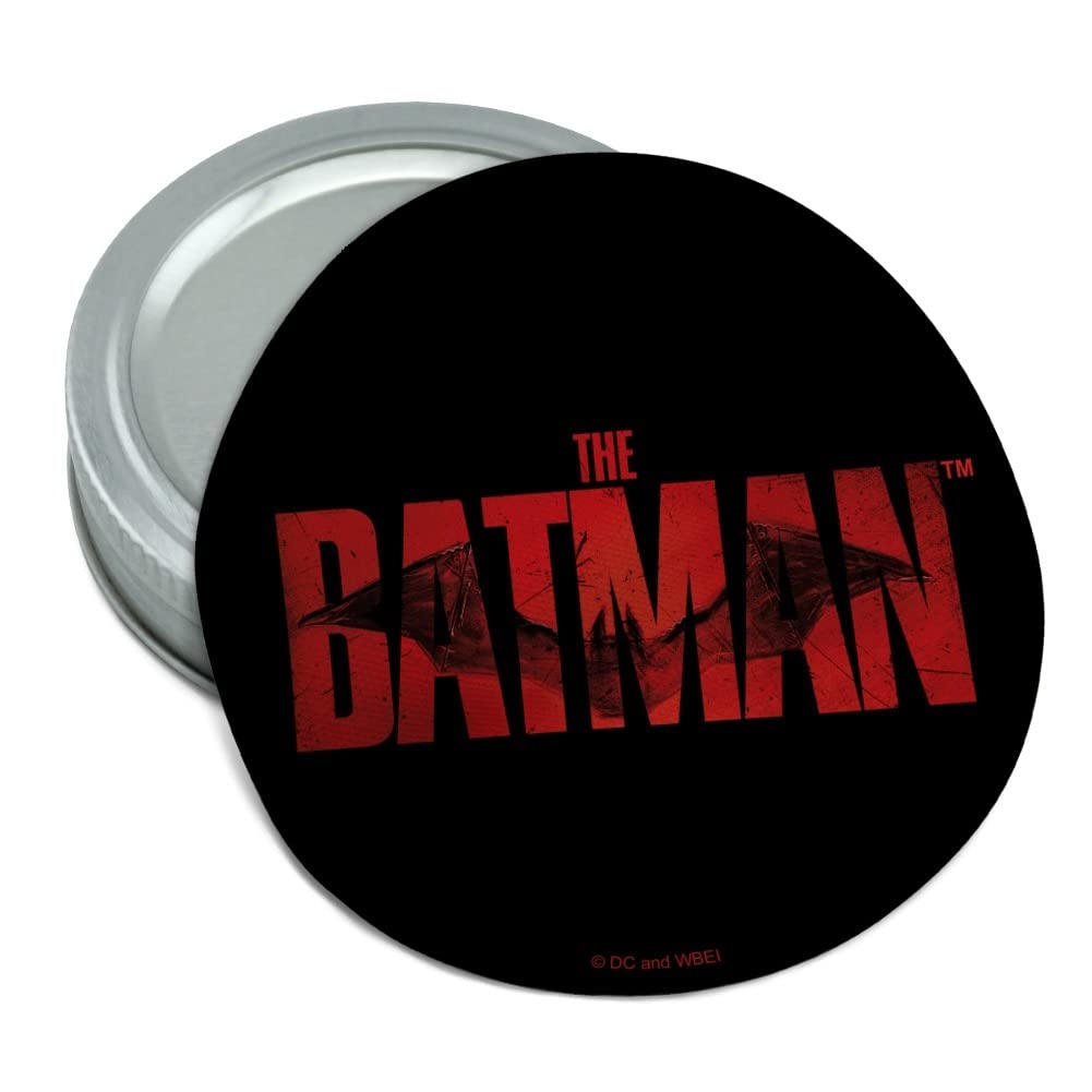 The Batman Logo Round Rubber Non-Slip Jar Gripper Lid Opener - Perfect for Kitchen, Home & Gifts - Easy Open Stubborn Jars & Bottles