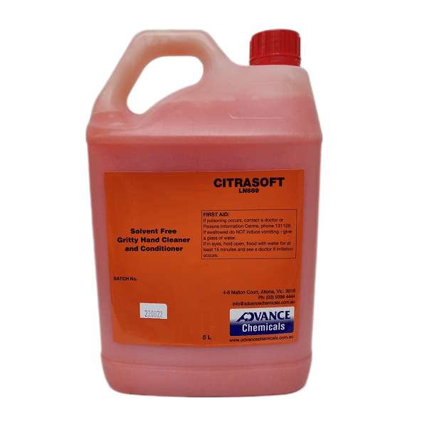 Advance Chemicals Citra Soft Gritty Hand Soap & Cleanser - Industrial Strength Exfoliating Hand Cleaner for Mechanics, Gardeners & DIY Enthusiasts