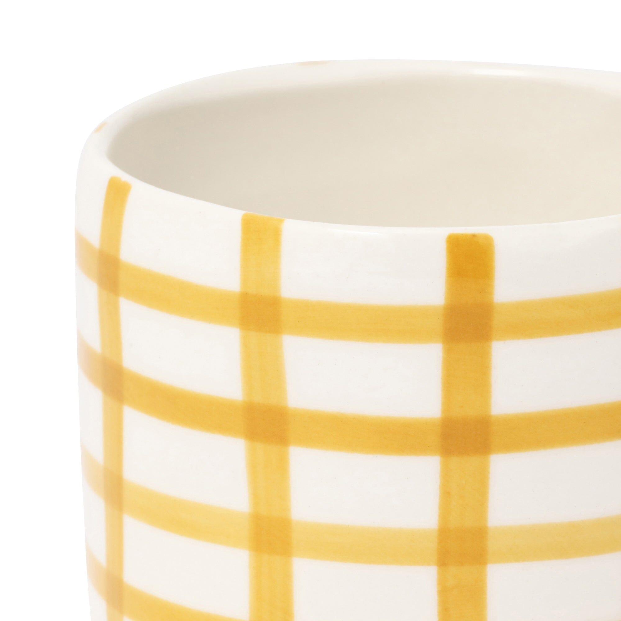 Hand Painted Yellow Ceramic Coffee Mug - Perfect for Home, Office & Gifts - 11oz Insulated Tea Cup with Comfortable Handle