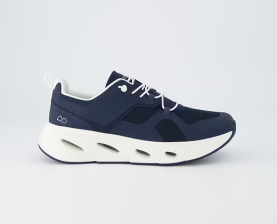 TENHAAG Navy Slip On Sneakers for Men - Comfortable Casual Shoes for Walking, Travel & Everyday Wear