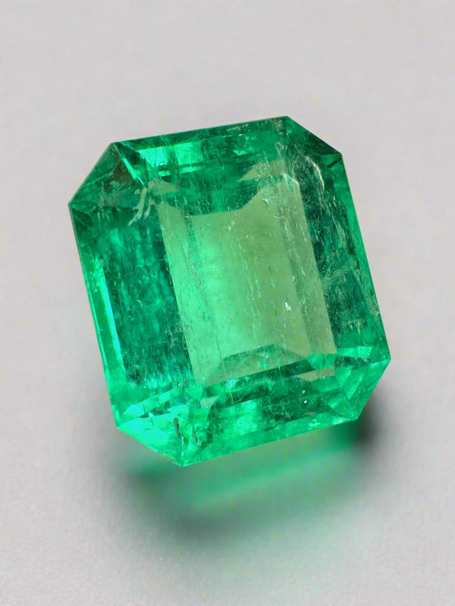 8.33 Carat 13x11.5mm Natural Colombian Emerald Gemstone - AAA Quality Loose Emerald for Jewelry Making, Engagement Rings & Fine Collections