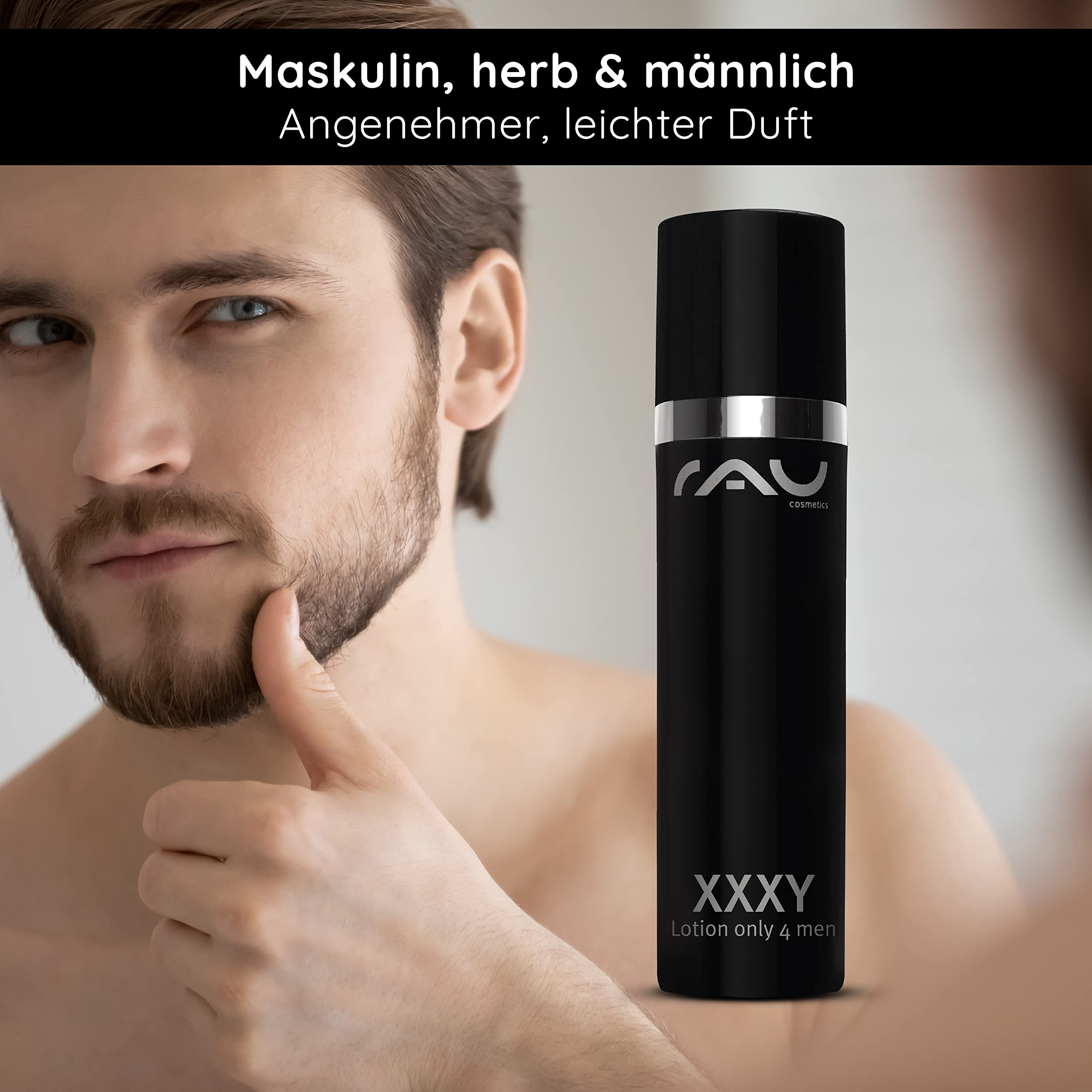 RAU XXXY Men's Anti-Aging Face Cream (1.7 oz) - Calming & Anti-Irritant Lotion with Wrinkle Treatment & Firming Care - Best for Daily Skincare Routine & Grooming Essentials