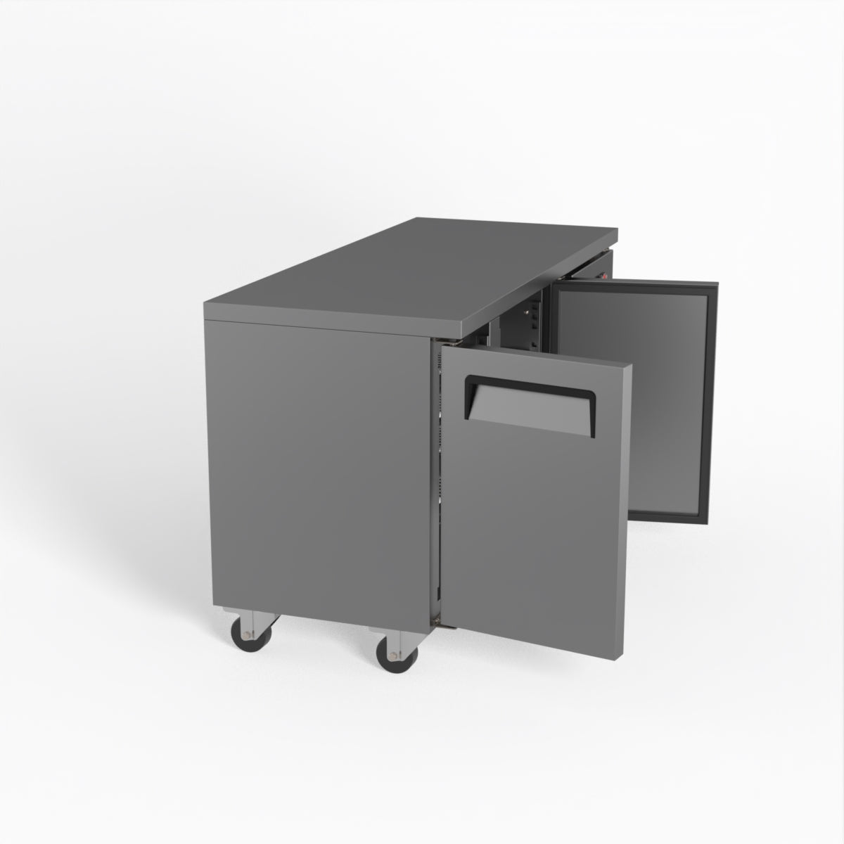 AG 2-Door Commercial Worktop Freezer with Under Bench Design - 600mm Depth for Restaurants, Cafes & Catering Businesses