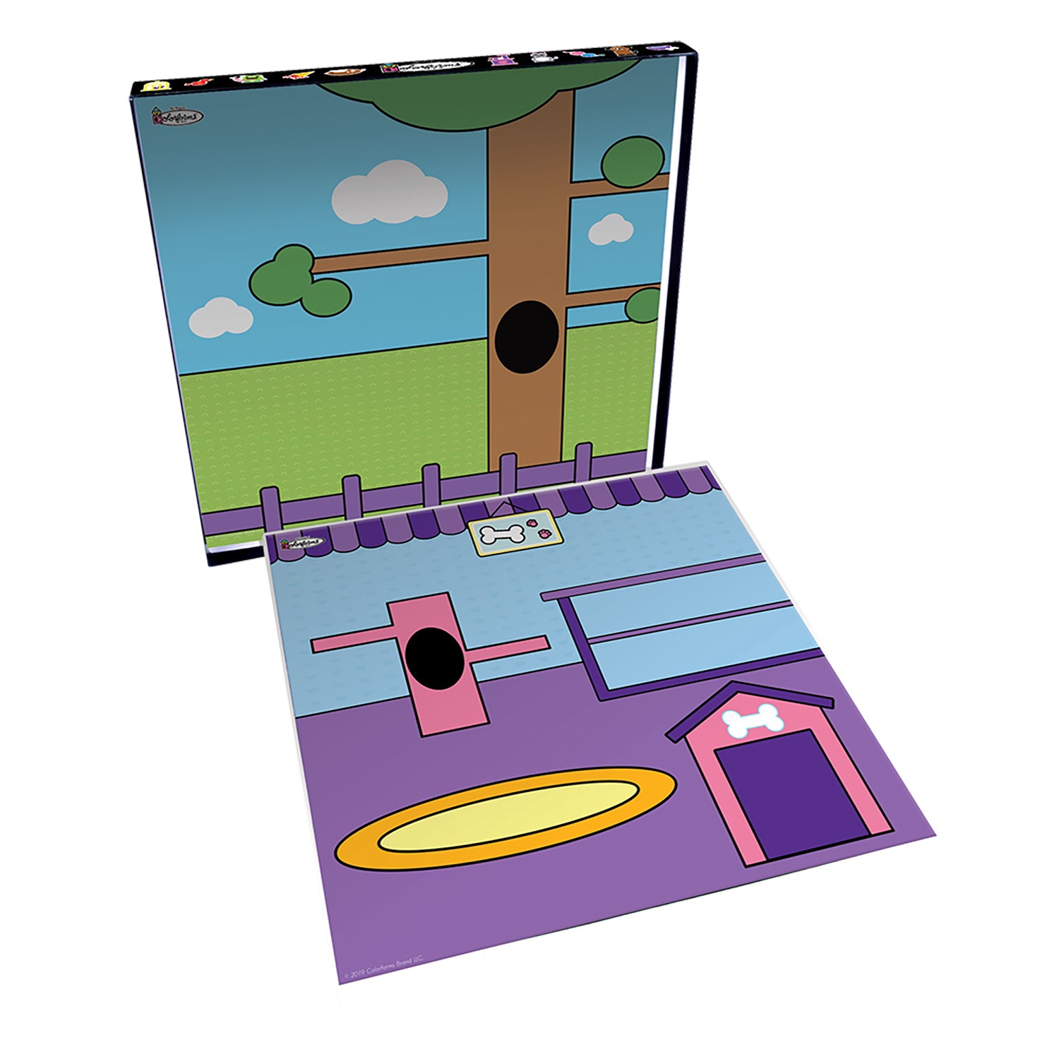 Colorforms Pets Picture Playset - Interactive Sticker Board for Kids | Creative Play & Learning Activity | Perfect for Home, Classroom & Travel