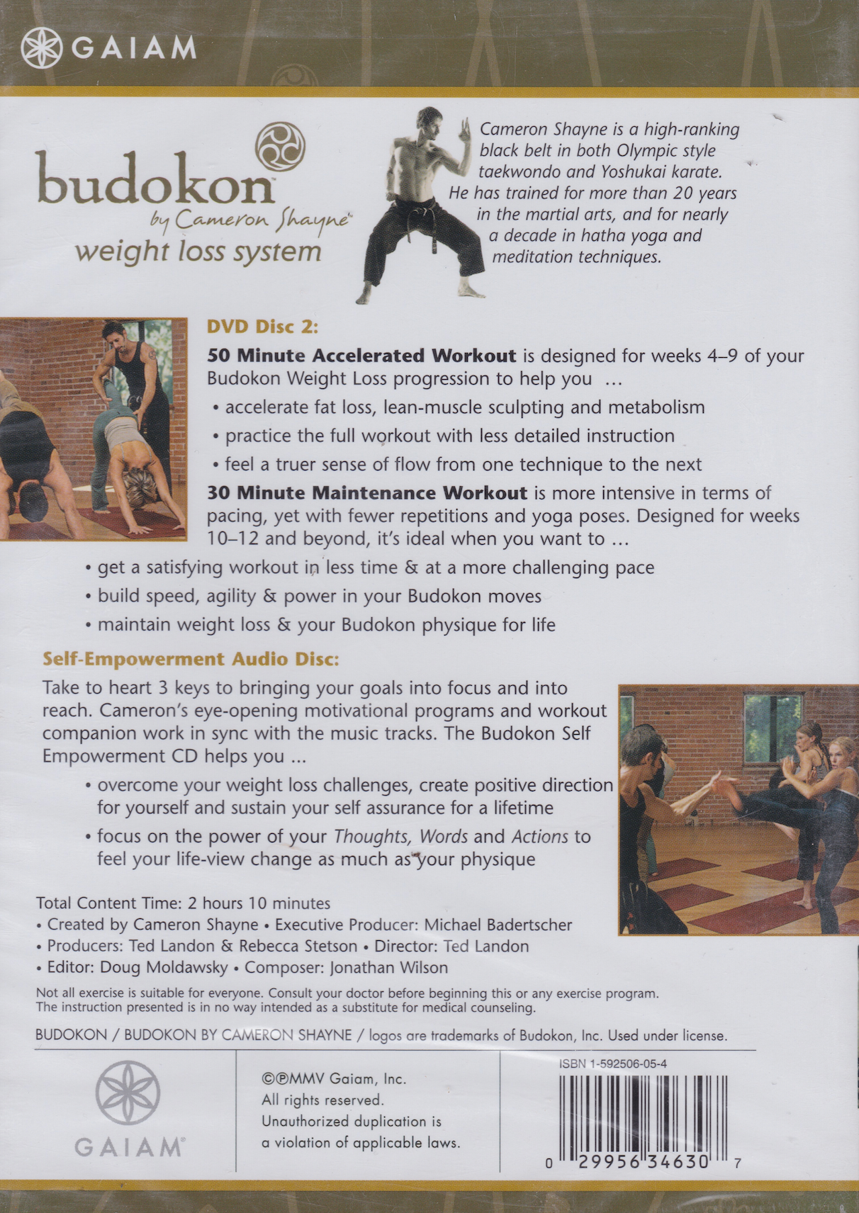 Budokon Weight Loss System: Accelerated & Maintenance Workouts + Empowerment CD by Cameron Shayne | Yoga & Fitness Training for Home & Studio | Boost Metabolism & Mindful Living