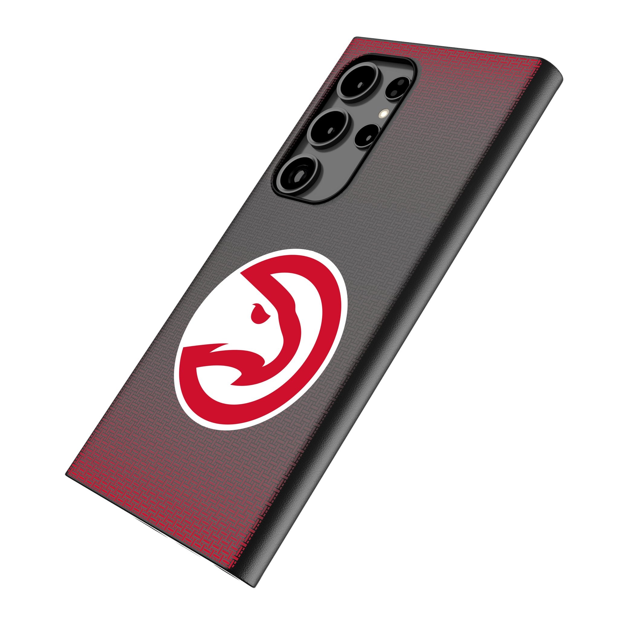 Atlanta Hawks Linen MagSafe Compatible Phone Case for Samsung Galaxy S23/S22/S21 - Durable Protective Cover for Everyday Use & Sports Fans