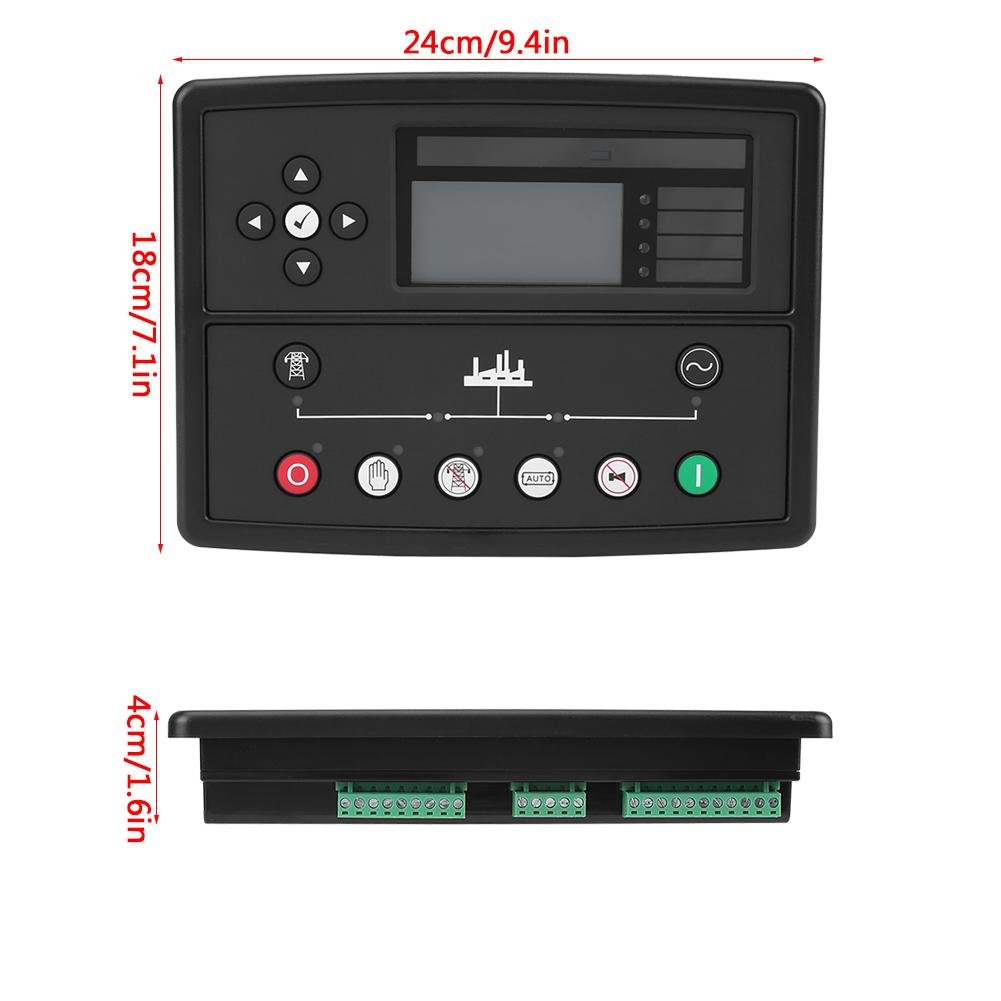 DSE7320 Dual Power Generator Controller - Manual/Auto Diesel Generator Control Module Panel with Charge Controller | Ideal for Backup Power, Industrial Use & Emergency Power Supply