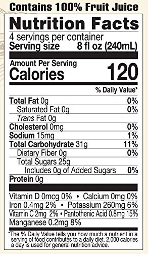 Organic Cranberry Juice Blend by Lakewood - 32 Oz (Pack of 6) | 100% Pure, No Added Sugar | Perfect for Cocktails, Smoothies & Healthy Hydration