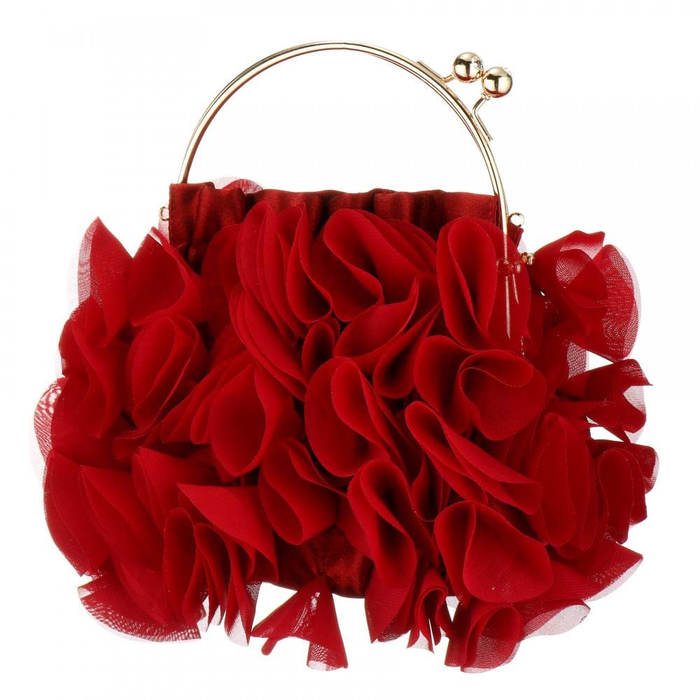 Women's Party Clutch Purse with Detachable Strap - Elegant Shoulder Bag for Evening Events