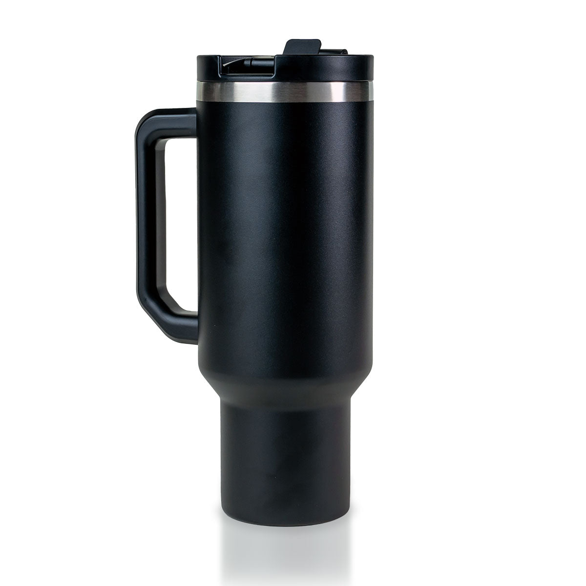 40 oz. Stainless Steel Tumbler with Lid & Straw - Insulated Double Wall Vacuum Cup for Hot & Cold Drinks - Perfect for Travel, Camping, Gym & Office Use