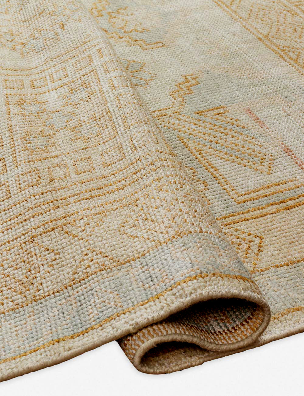 Premium Alexa Hand-Knotted Wool Blend Area Rug - Soft & Durable for Living Room, Bedroom, or Office Decor