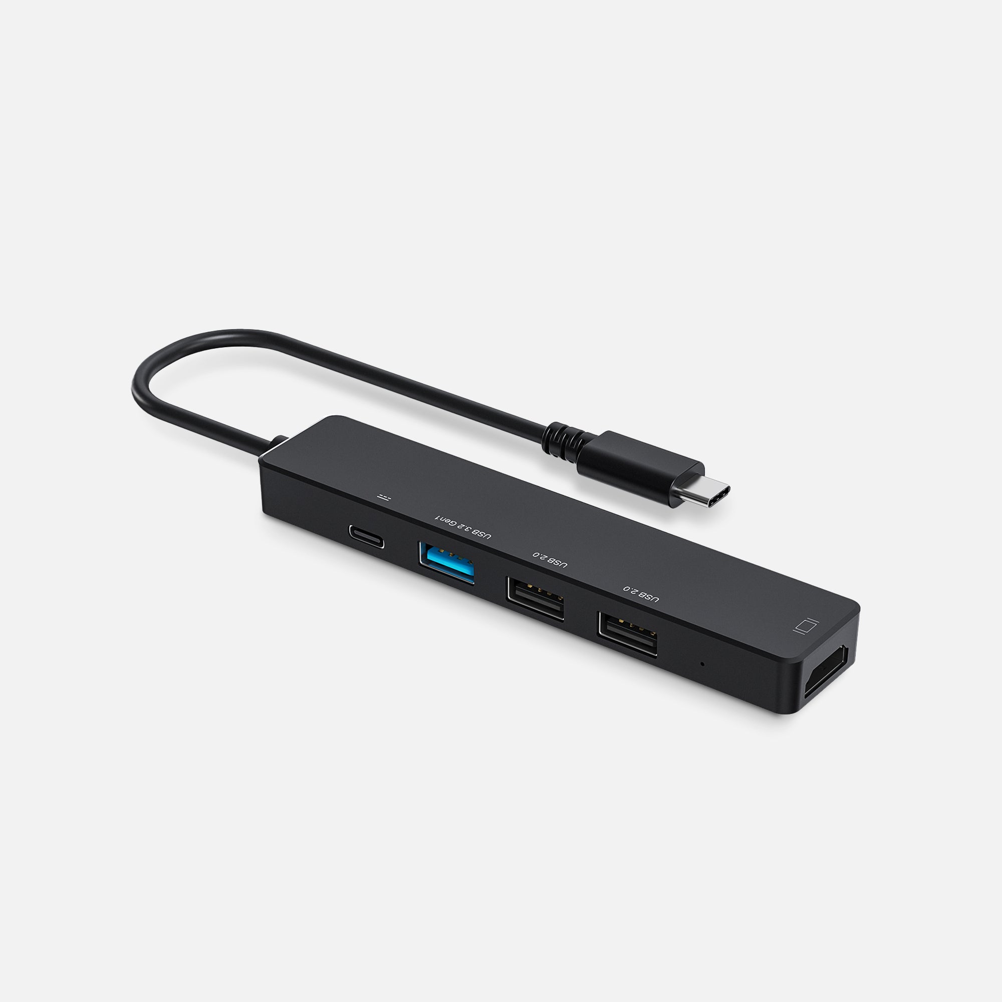 5-Port USB C Hub with 4K/60Hz HDMI, 100W PD Charging & Data Transfer - Perfect for MacBook, iPad, Laptop & Home Office Setup