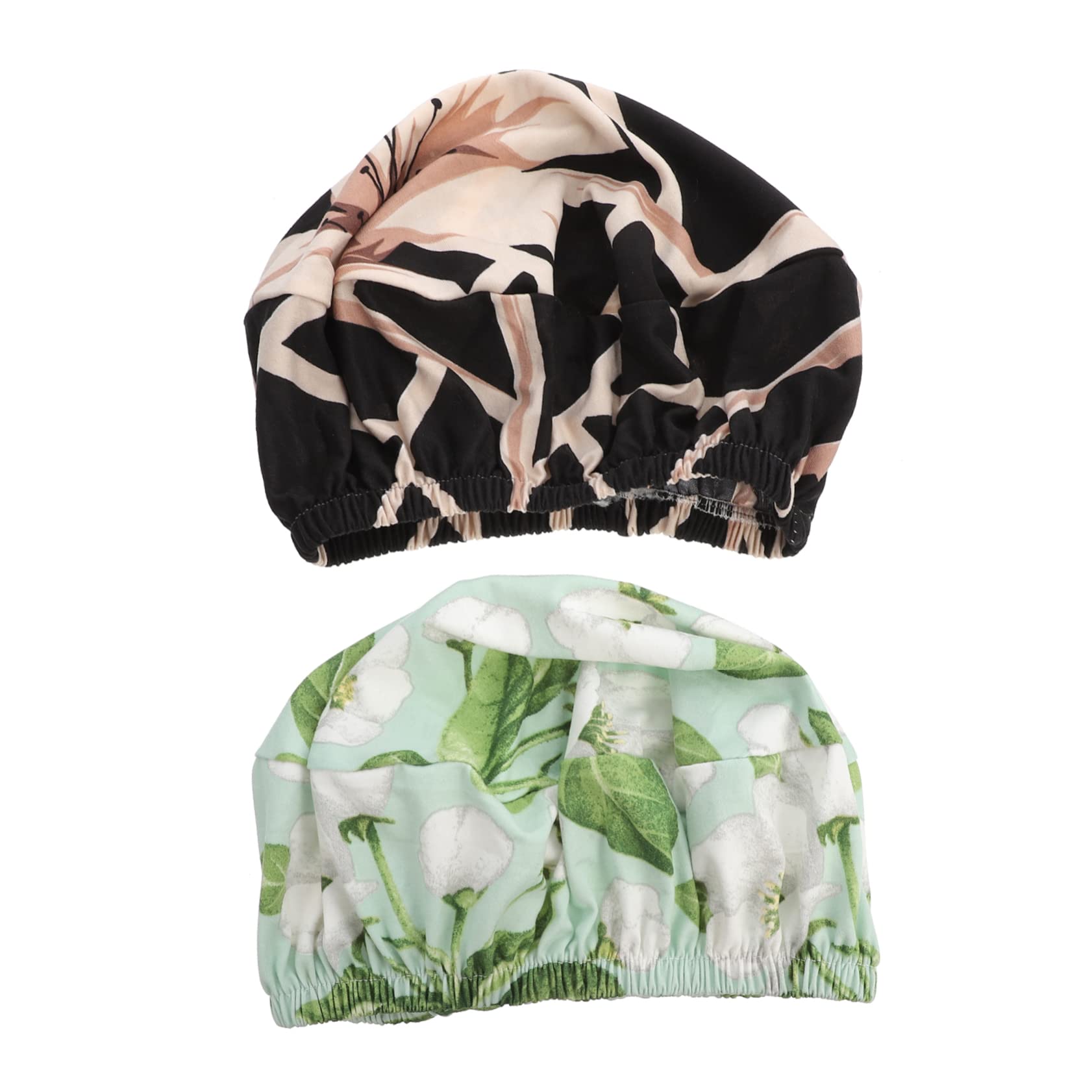 2 Pack Stretch Bar Stool Covers - Polyester Printed Chair Slipcovers for Kitchen, Dining & Office Chairs - Washable Seat Protectors for Home & Commercial Use