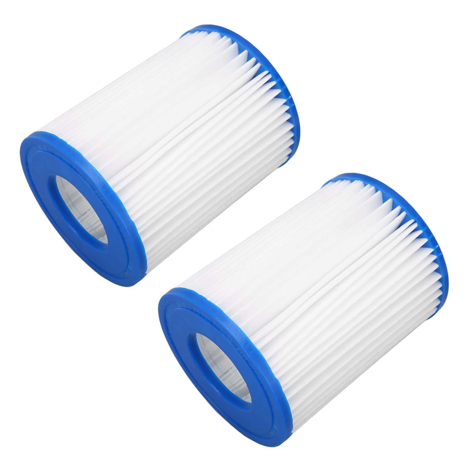 Premium 2-Pack Swimming Pool Filter Cartridge Replacement | High-Quality Spa & Hot Tub Filter Element | Easy Installation for Kids & Adults | Perfect for Inflatable Pools, Jacuzzis & Backyard Spas