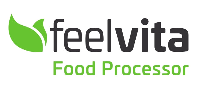 Feelvita 8-Cup Food Processor - Powerful 1000W Electric Kitchen Blender for Chopping, Slicing & Pureeing - Perfect for Smoothies, Baby Food & Meal Prep (BPA-Free)