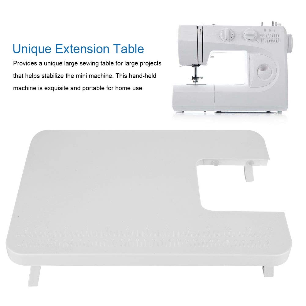 Mini Plastic Sewing Machine Extension Table - Compact Desktop Workspace for Quilting, Crafting & DIY Projects