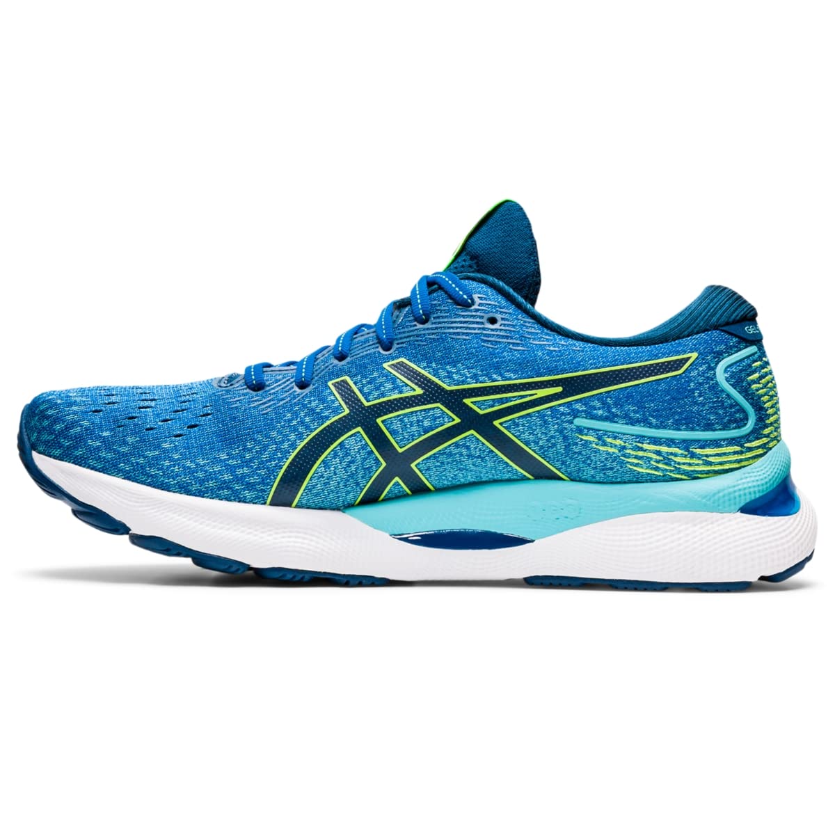 ASICS Men's Gel-Nimbus 24 Running Shoes - Lightweight Cushioned Sneakers for Road Running, Jogging & Gym Workouts - Breathable Mesh Athletic Shoes for Men with Shock Absorption