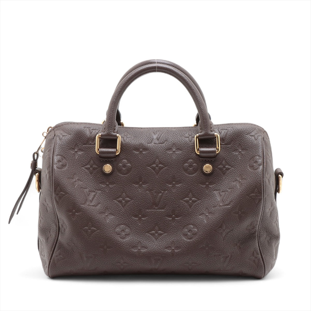 Louis Vuitton Monogram Empreinte Speedy 25 Handbag in Brown - Preorder | Luxury Crossbody Bag for Women, Perfect for Work, Travel & Everyday Use