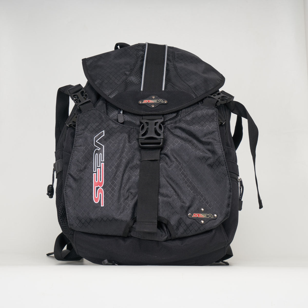 Seba Small Black Backpack - Lightweight & Durable for School, Travel & Everyday Use