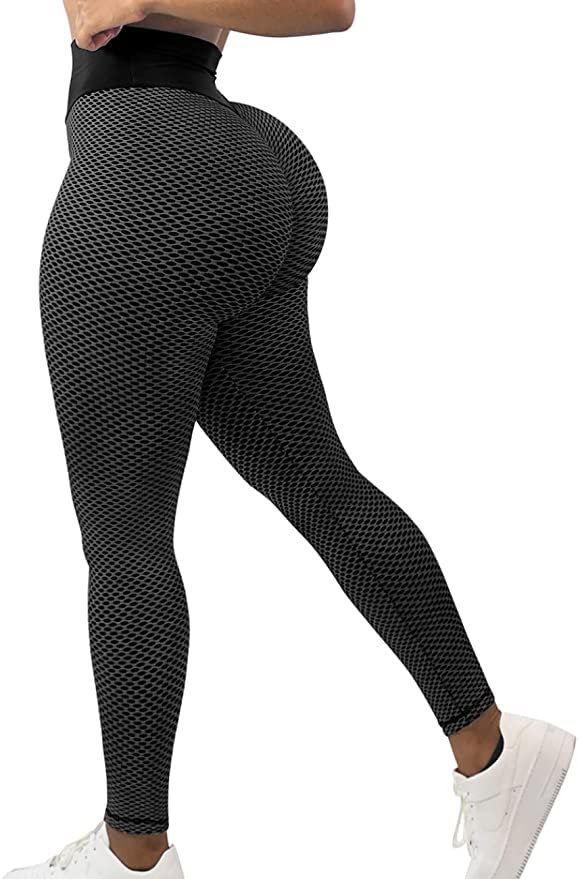 TikTok Famous Women's Scrunch Butt Lifting Yoga Pants - High Waisted Tummy Control Workout Leggings for Gym, Running & Casual Wear