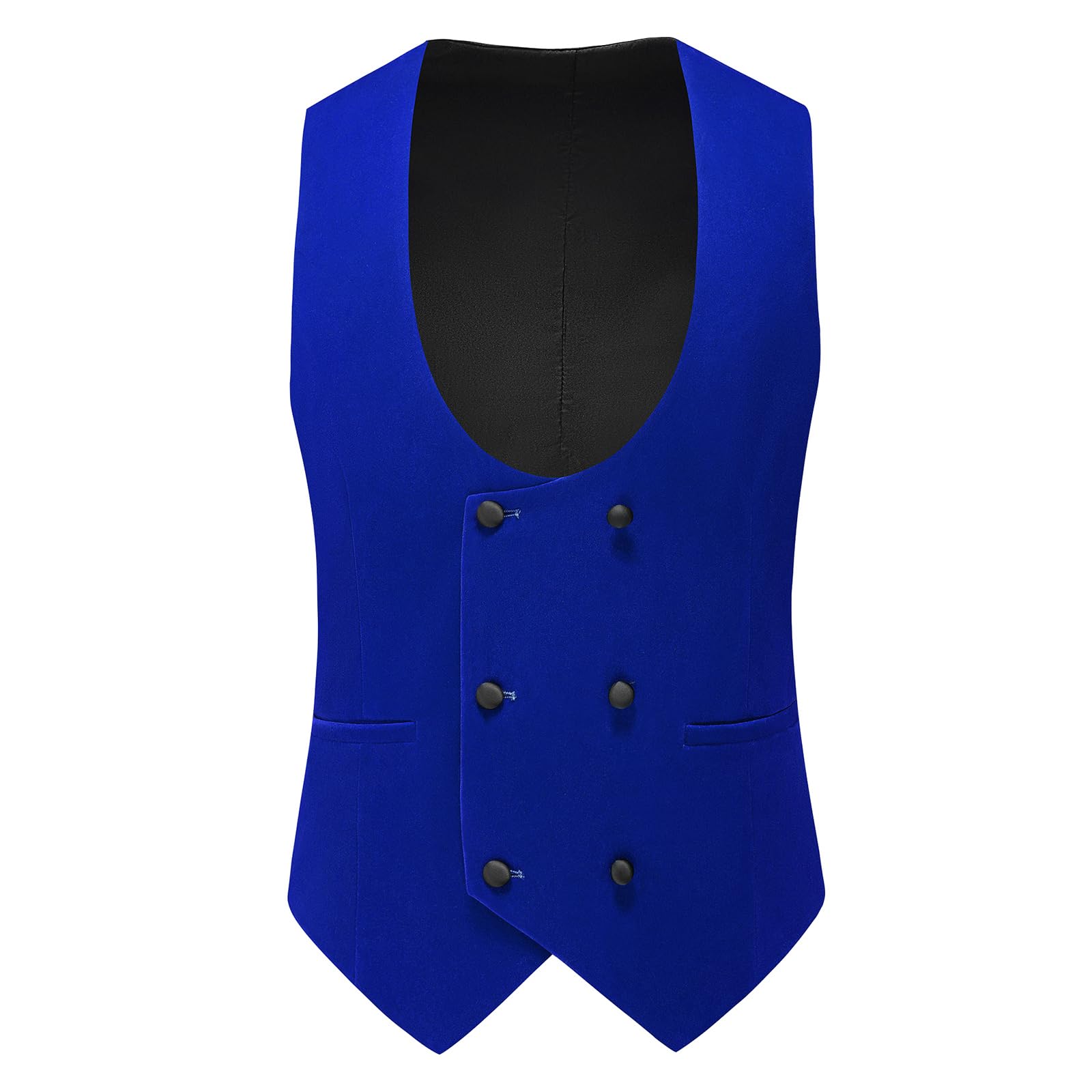 Men's 3-Piece Velvet Slim Fit Suit Set - Shawl Collar One-Button Tuxedo with Jacket, Vest & Pants for Wedding, Prom, Dinner & Formal Events