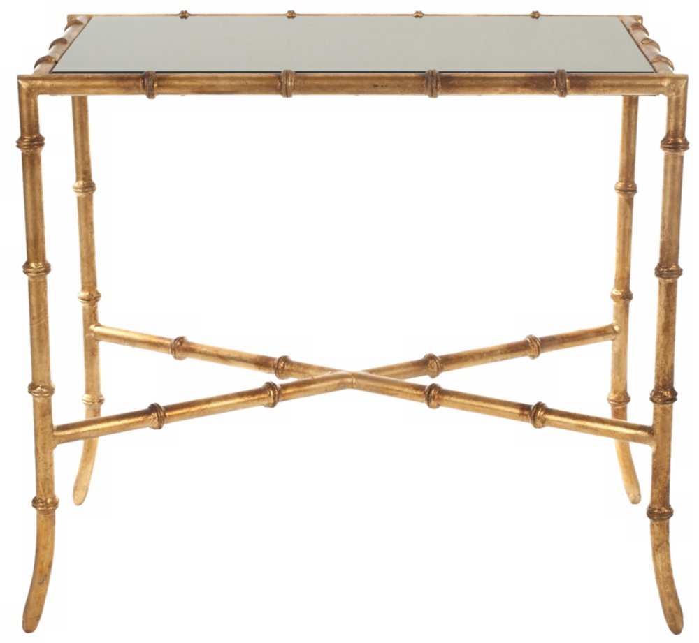 SAFAVIEH Margaret Brass and Iron End Table - Stylish Side Table for Living Room, Bedroom, or Office Decor