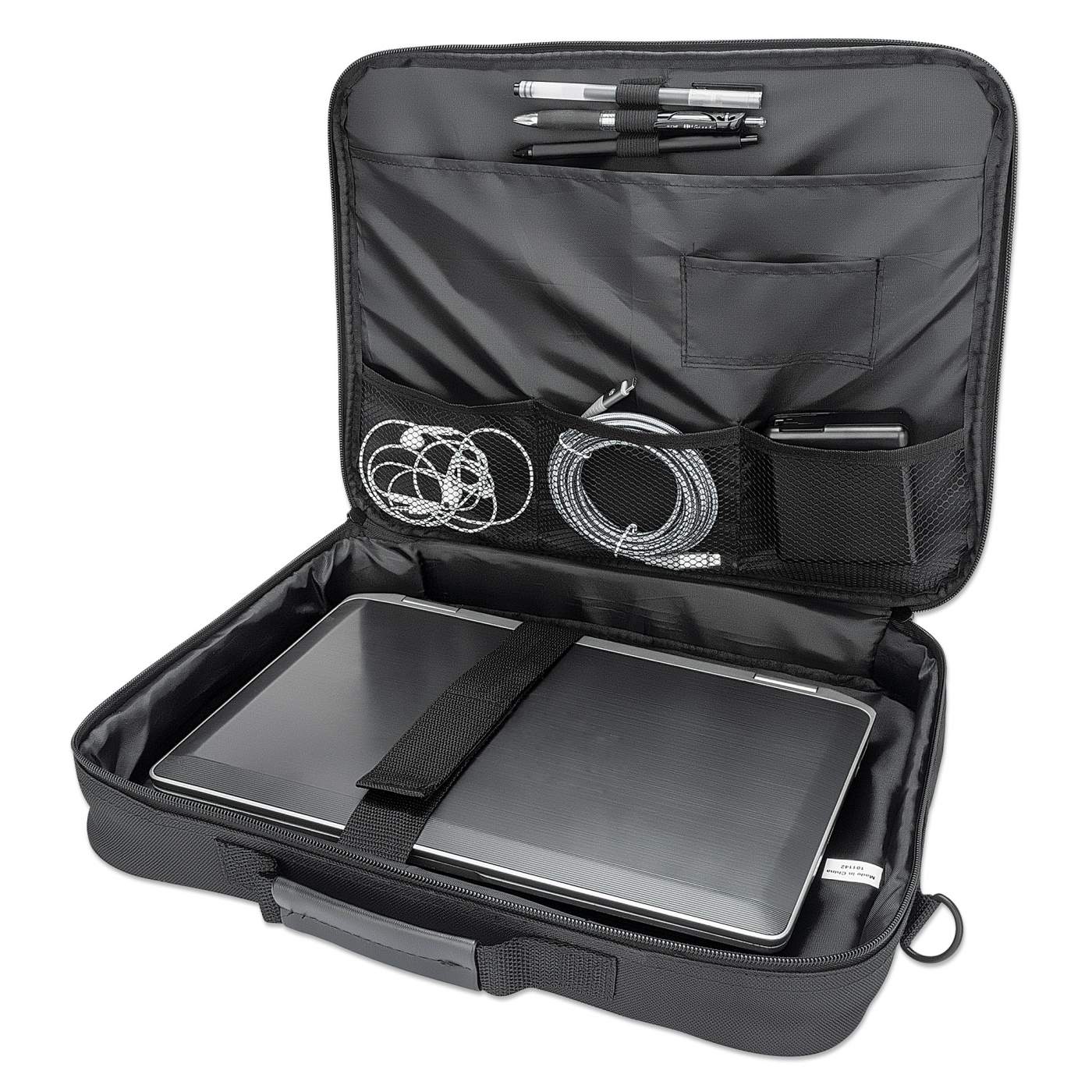 Cambridge Clamshell Laptop Bag 15.6 Inch - Waterproof & Shockproof Business Laptop Case for MacBook Pro/Air, Dell, HP - Perfect for Office, Travel, and College Students