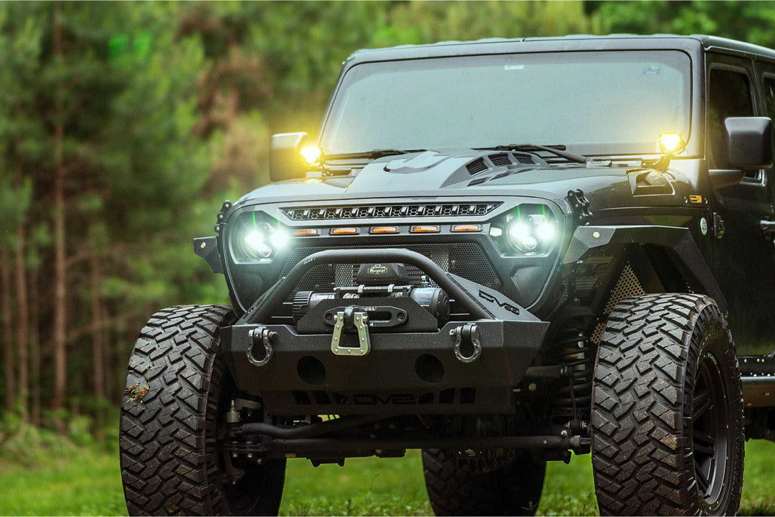 JEEP WRANGLER JL / GLADIATOR JT Waterproof LED Headlights - 7-Inch Sealed Beam Headlamp Conversion Kit for Off-Road, Night Driving & Adventure