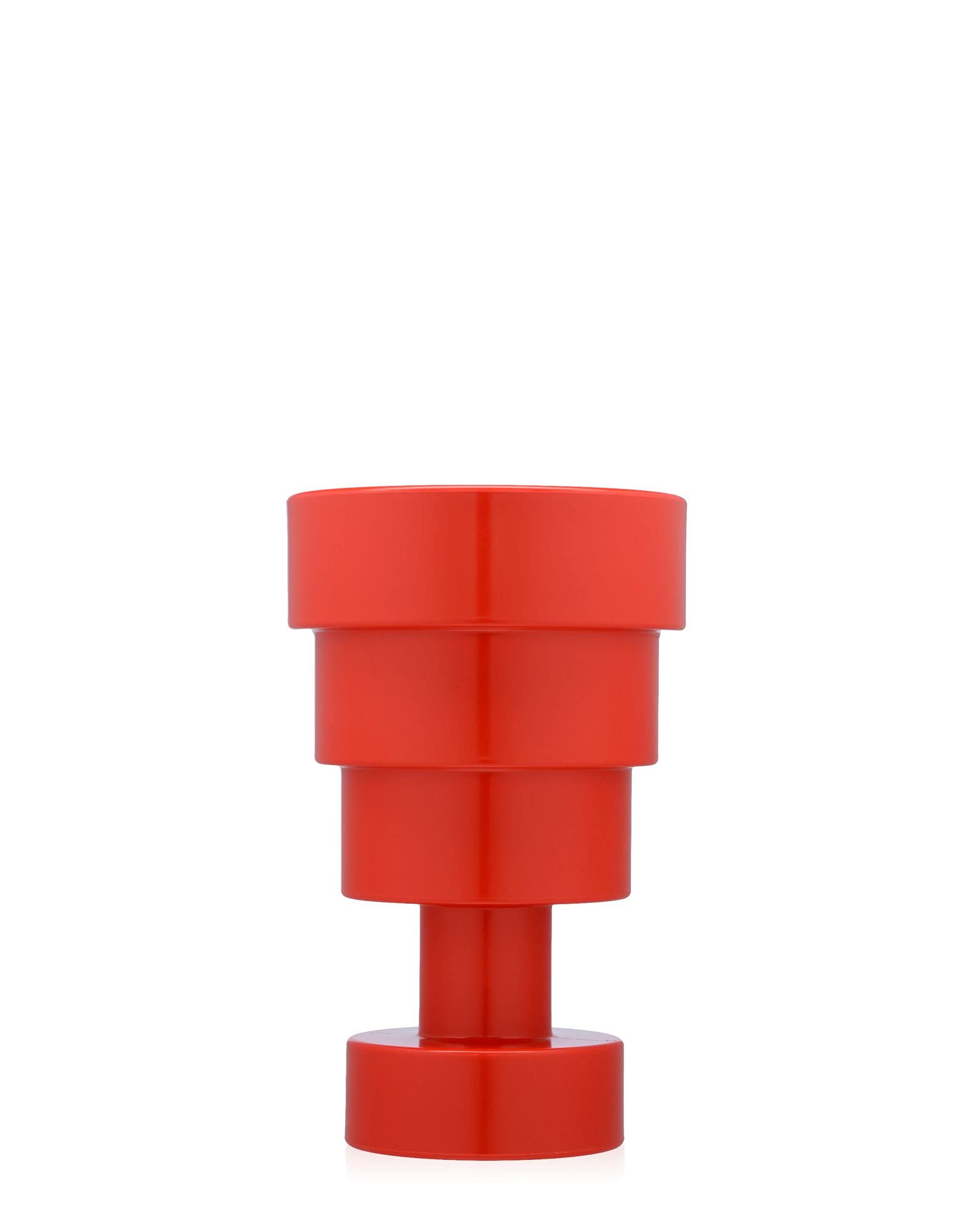 Kartell Calice 0885110 Modern Red Plastic Chair - Stylish Home & Office Seating for Living Room, Dining Room, or Workspace