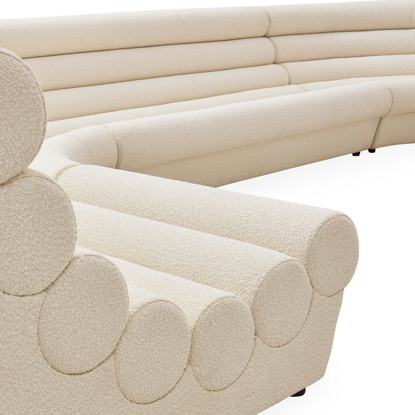 Futura 5-Piece Sectional Sofa Set - Modern L-Shaped Couch for Living Room, Family Room & Lounge Areas