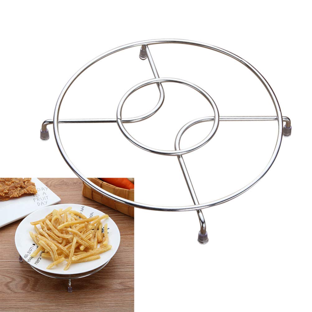 Cabilock Stainless Steel Steaming Rack - 3-Tier Steamer Basket Stand for Cooking, Dumplings & Vegetables | Perfect for Stovetop, Instant Pot & Kitchen Use