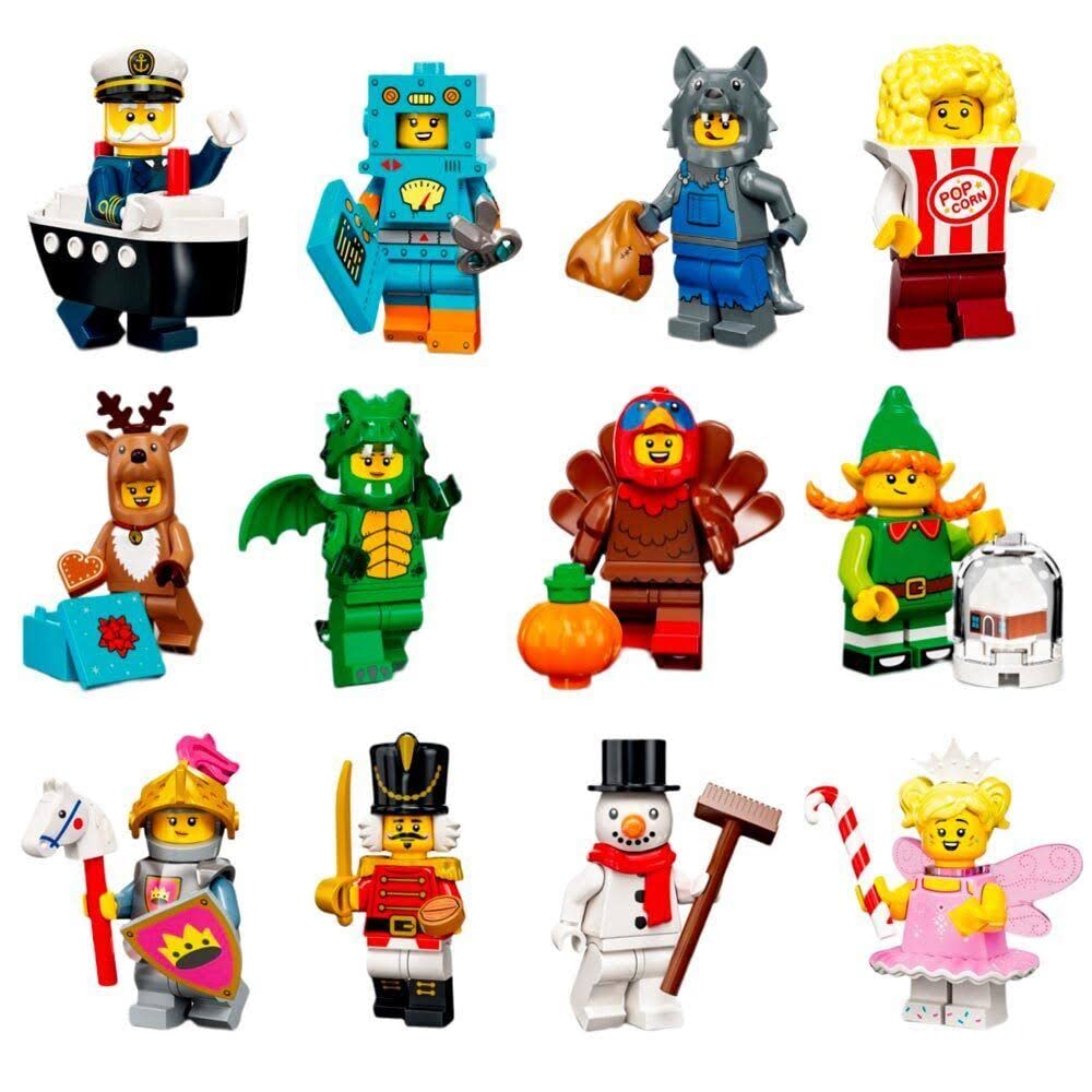 LEGO 71034 Series 23 Minifigures Complete Set of 12 Collectible Figures - Perfect for Display, Gifts & Play (September 2022 Release)