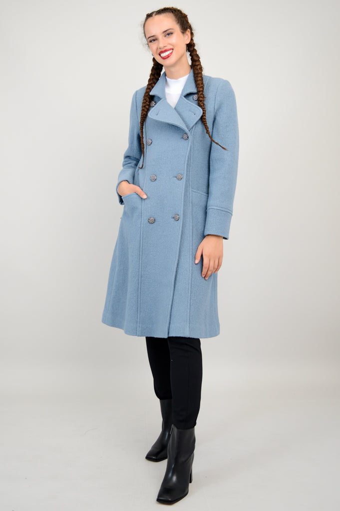 Premium Longford Wool Coat for Women - Warm & Stylish Winter Outerwear - Perfect for Office, Travel & Outdoor Adventures