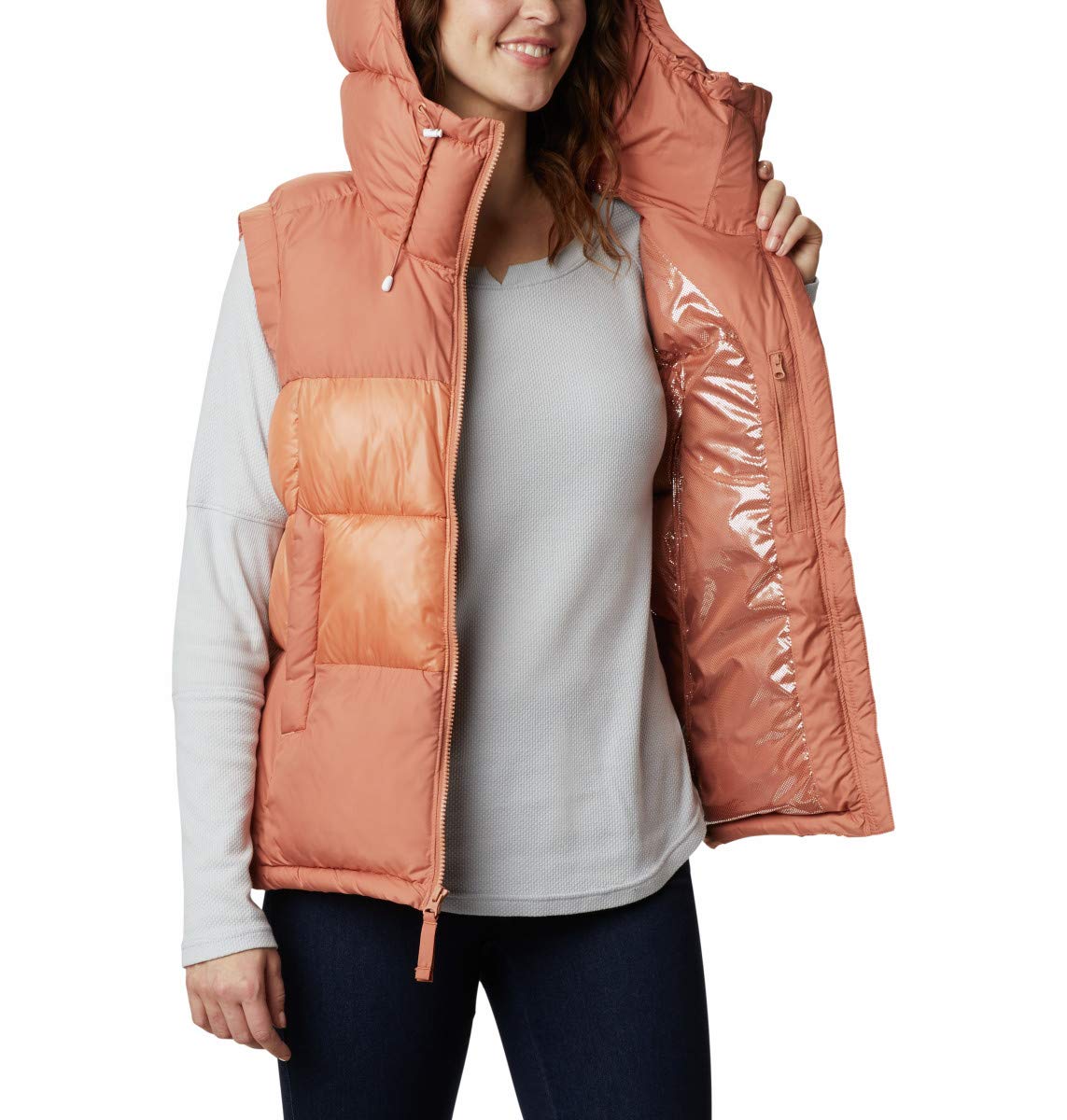 Columbia Women's Pike Lake II Insulated Vest - Lightweight Warm Winter Puffer Vest for Outdoor Hiking, Camping & Casual Wear