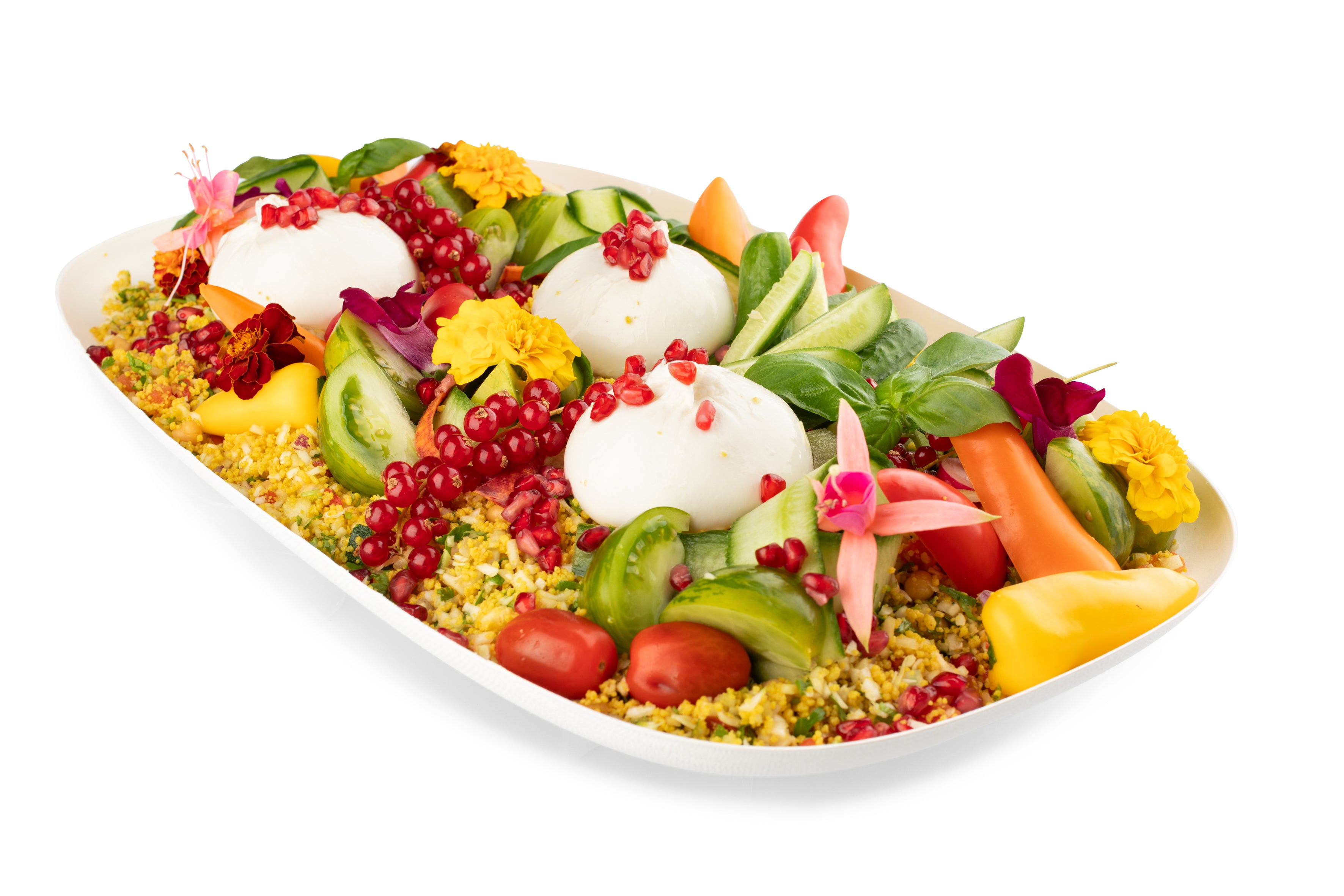 Bagastro Premium Catering Tray - 3-Pack Durable Plastic Serving Trays for Parties, Events & Buffets - Perfect for Food Display, Appetizers & Desserts