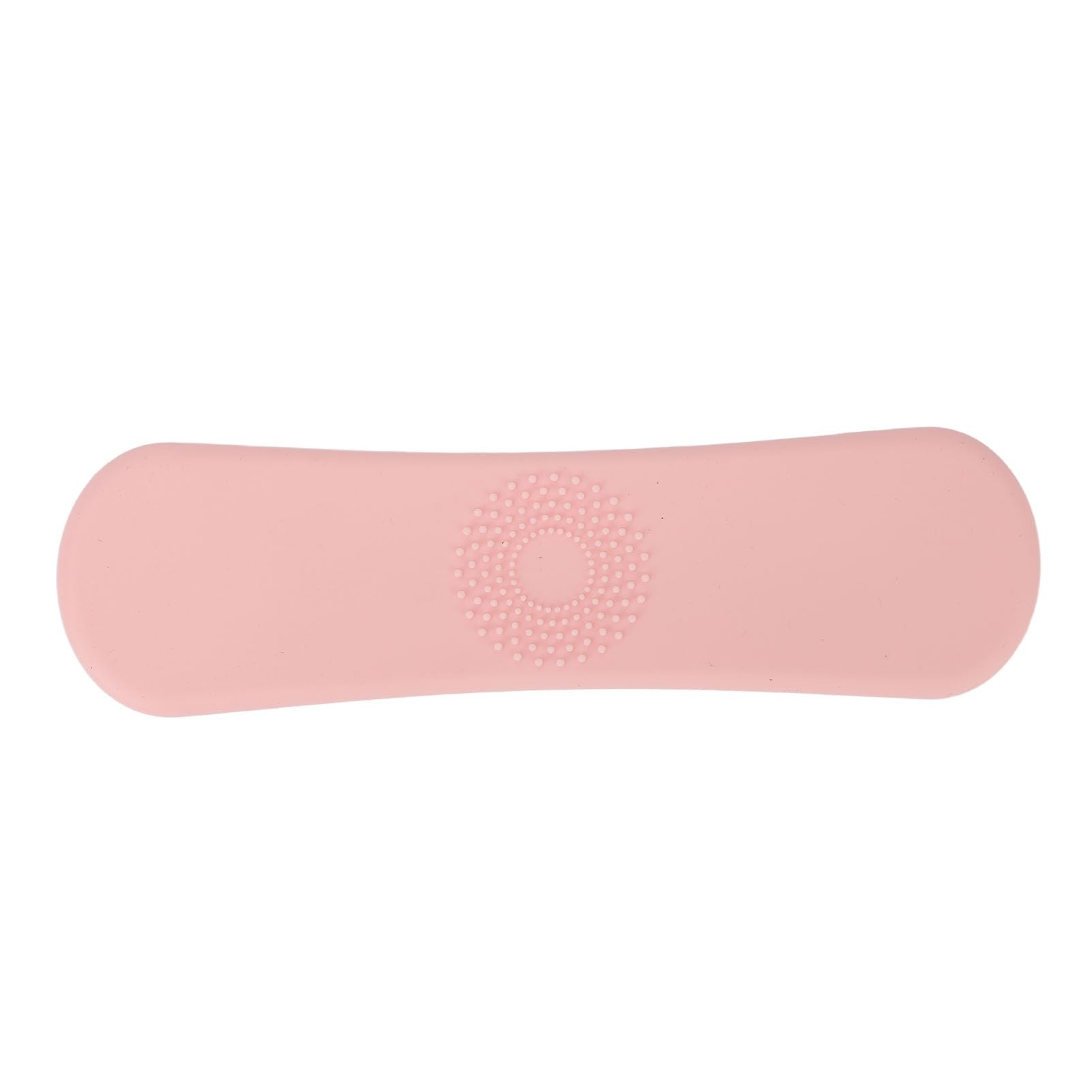 EXCLUZO Silicone Makeup Brush Holder - Dustproof, Portable & Easy to Clean, Durable Large Capacity Travel Cosmetic Brush Organizer for Outdoor & Home Use (Pink) | Perfect for Travel, Vanity & Makeup Artists