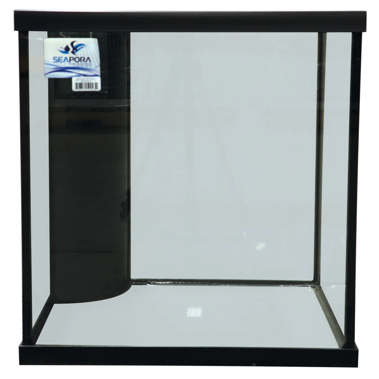 Seapora 60 Gallon Cube Rimless Drilled Reef Ready Aquarium 24x24x24 - Perfect for Saltwater Coral Tanks & Marine Fish Habitat
