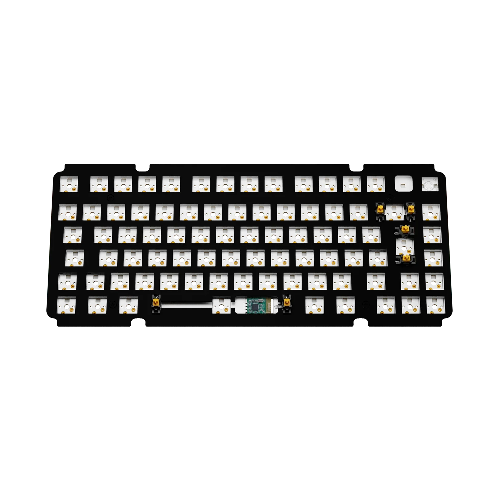 GMMK 3 75% Aluminum Switch Plate - Black ISO Layout for Mechanical Keyboard | Perfect for Gaming, Typing & Custom Builds