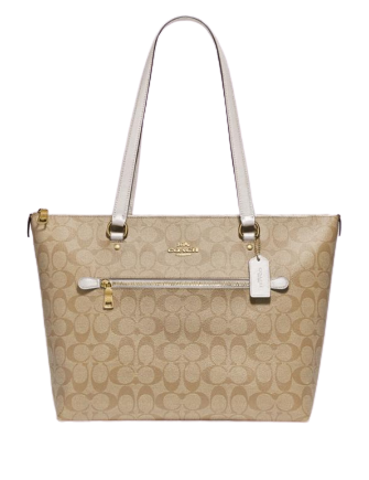 Coach Signature Canvas Gallery Tote Bag - Stylish & Spacious Handbag for Women | Perfect for Work, Travel & Everyday Use