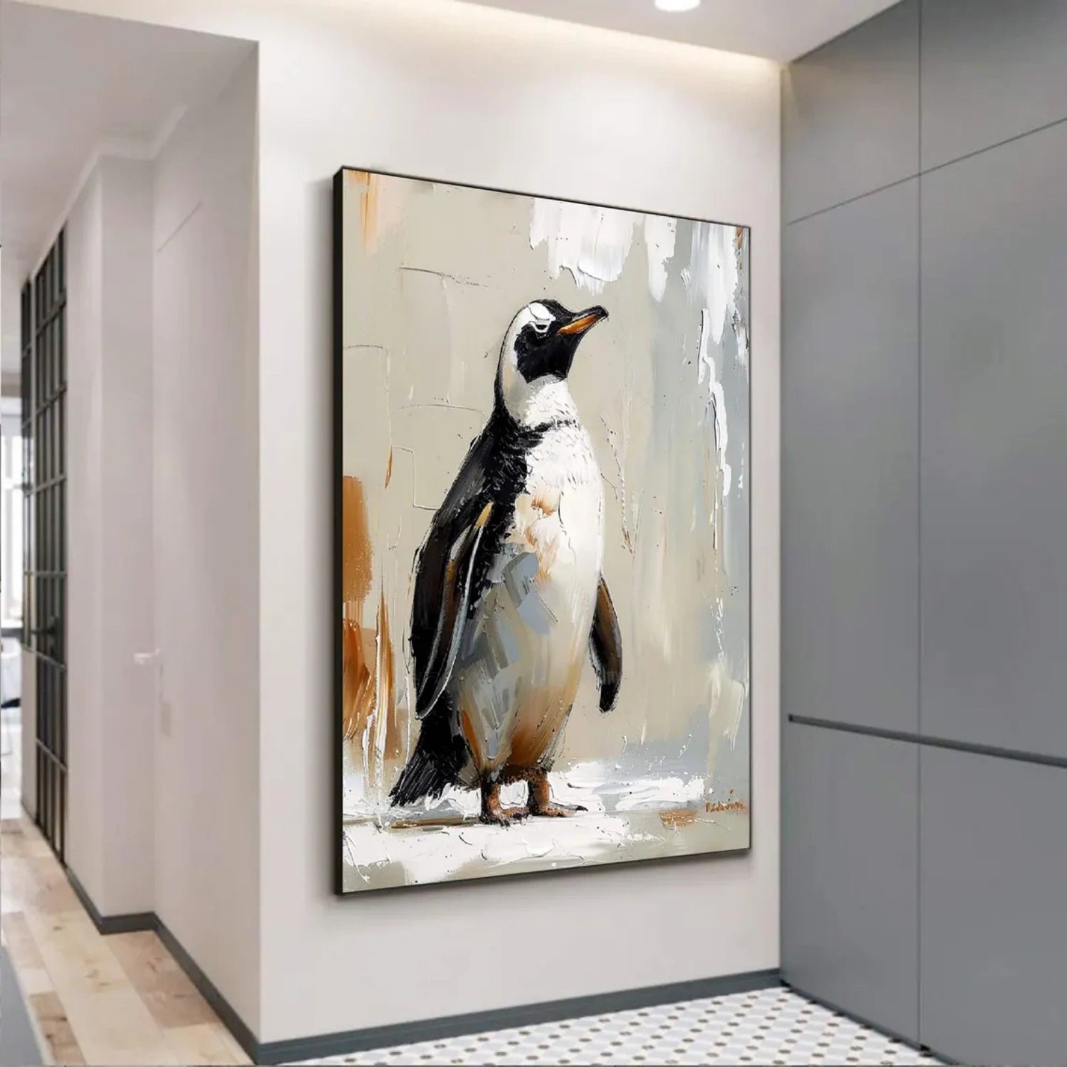Animal Art Painting #AP120 - Handmade Wildlife Canvas Art for Home & Office Decor | Perfect for Living Room, Bedroom, or Gift
