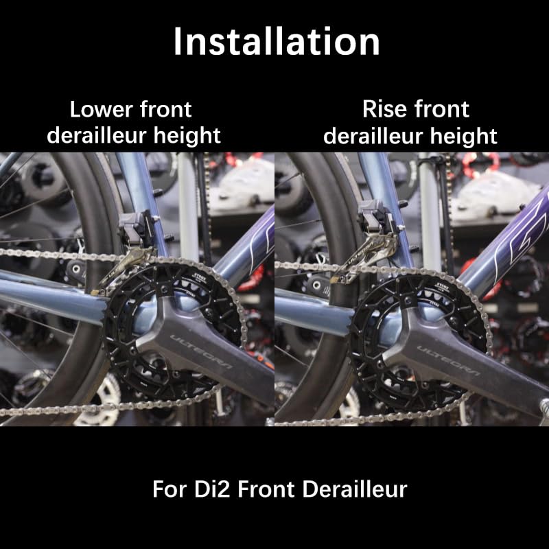 Shimano Di2 Front Derailleur Extender - Bike Chainring Adapter for Road Bikes