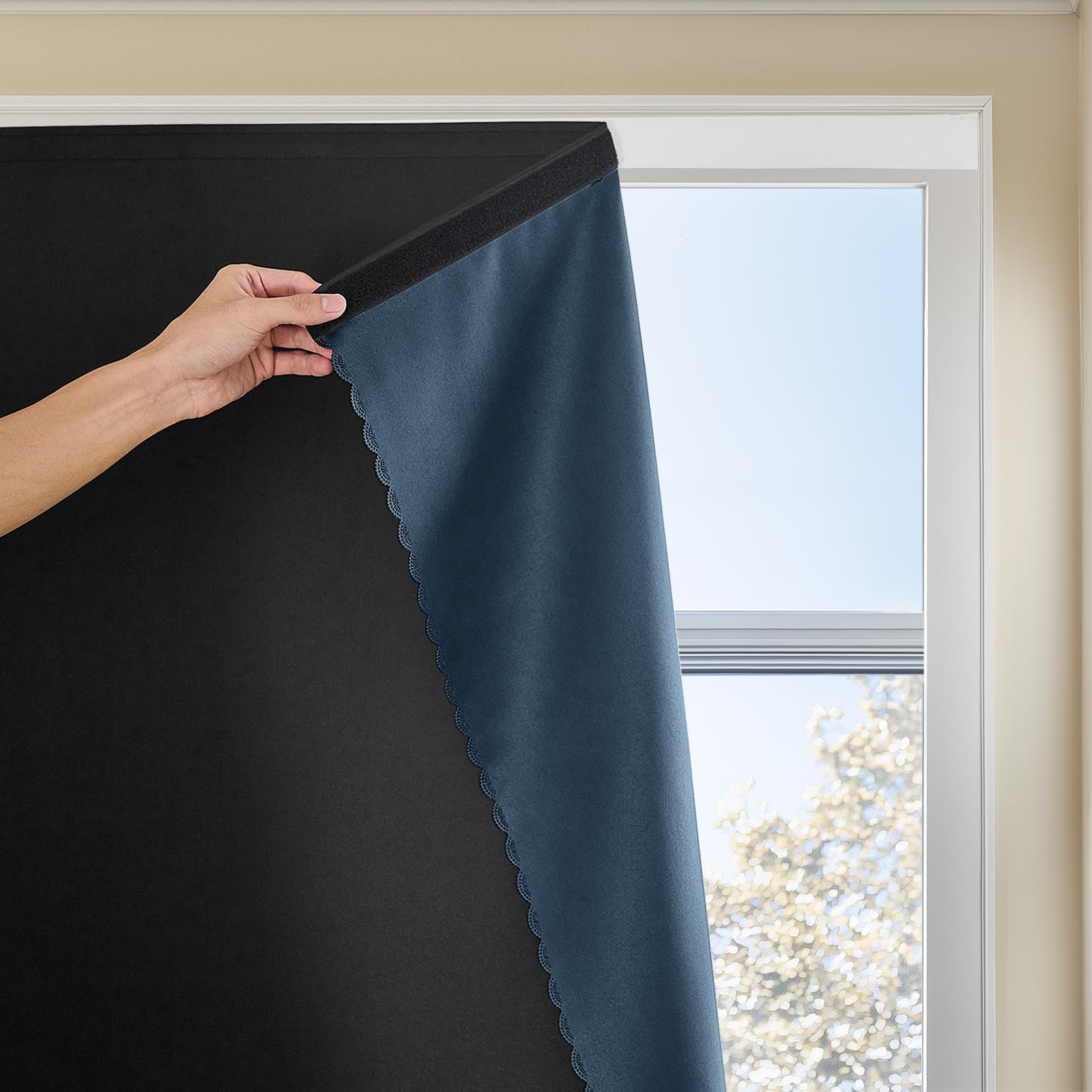 Blackout Thermal Insulated Curtains for Bedroom & Kitchen - 59