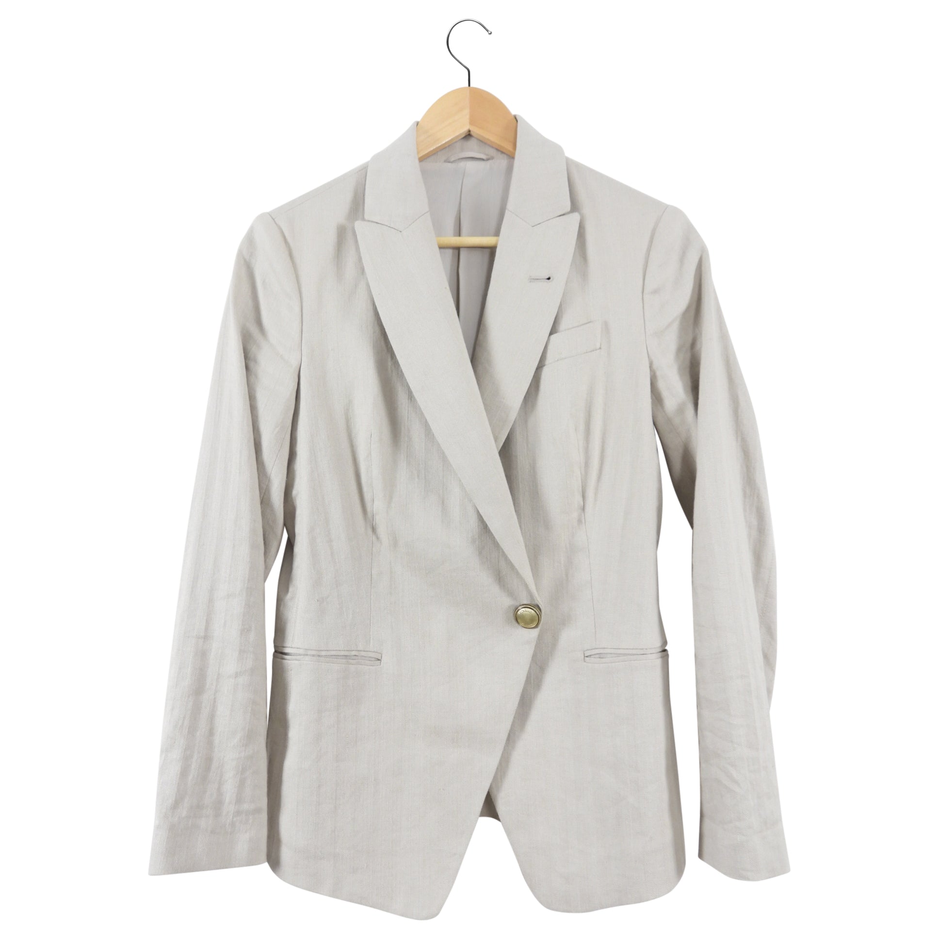 Brunello Cucinelli Natural Linen Pants Suit for Women - Comfortable Summer Business Casual Outfit - Perfect for Office Wear, Travel & Special Occasions