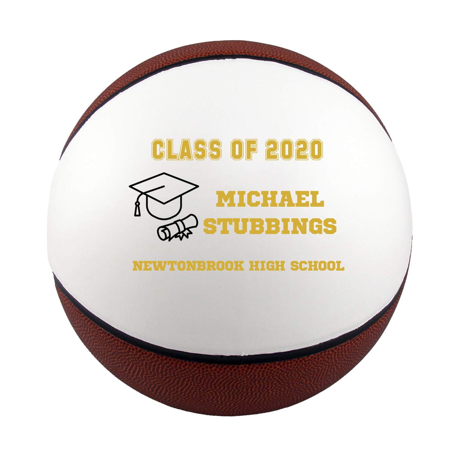 Custom Personalized 2023 Graduation Basketball - Class of 2023 Gift for High School Seniors - Perfect Graduation Present for Boys & Girls - Great for Graduation Parties & Senior Night Celebrations