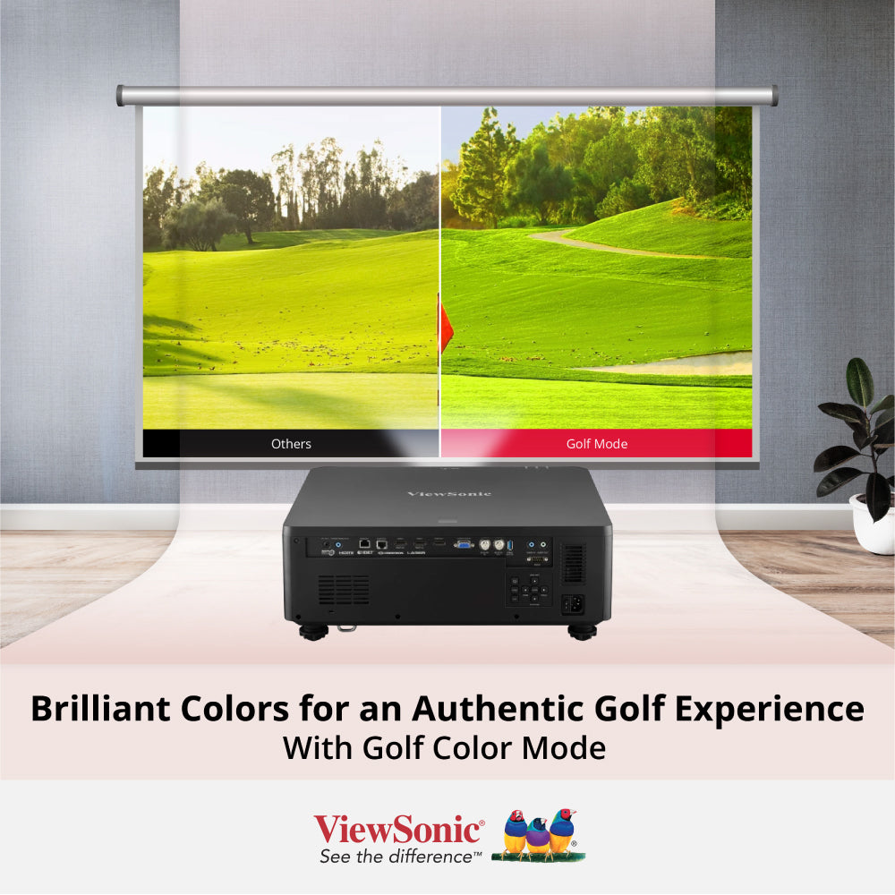 ViewSonic LS960WU 8500 ANSI Lumens WUXGA Laser Projector for Home Theater, Business Presentations, and Large Venue Installations - Ultra Bright Professional Grade Projection with Long Lifespan