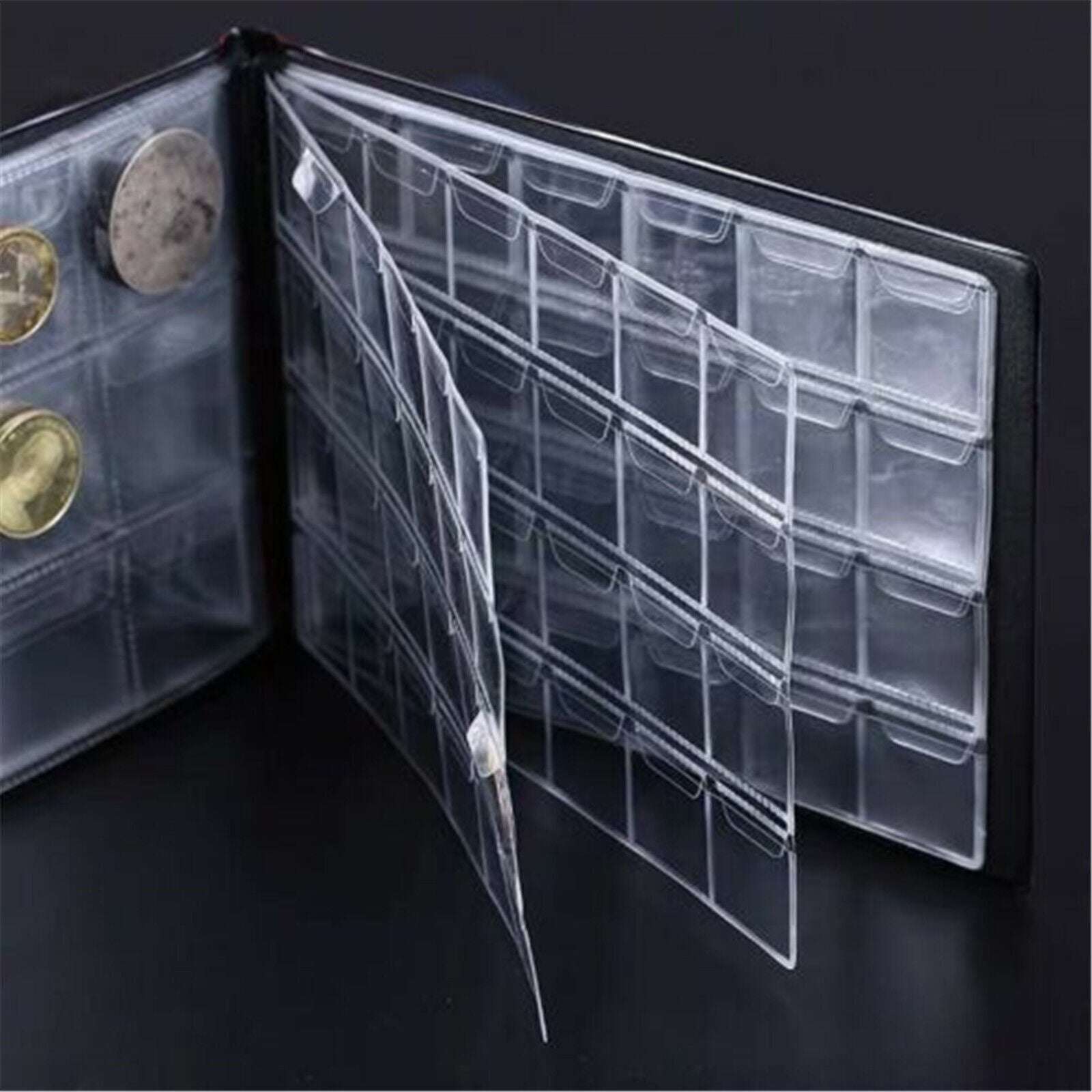 180 Coin Holder Collection Book - Storage for Collecting Money, Pennies & Coins - Durable Coin Album for US Coins, Quarters & Nickels - Perfect for Coin Collectors, Hobbyists & Numismatists (Great for Organizing, Displaying & Protecting Your Coin Collection)