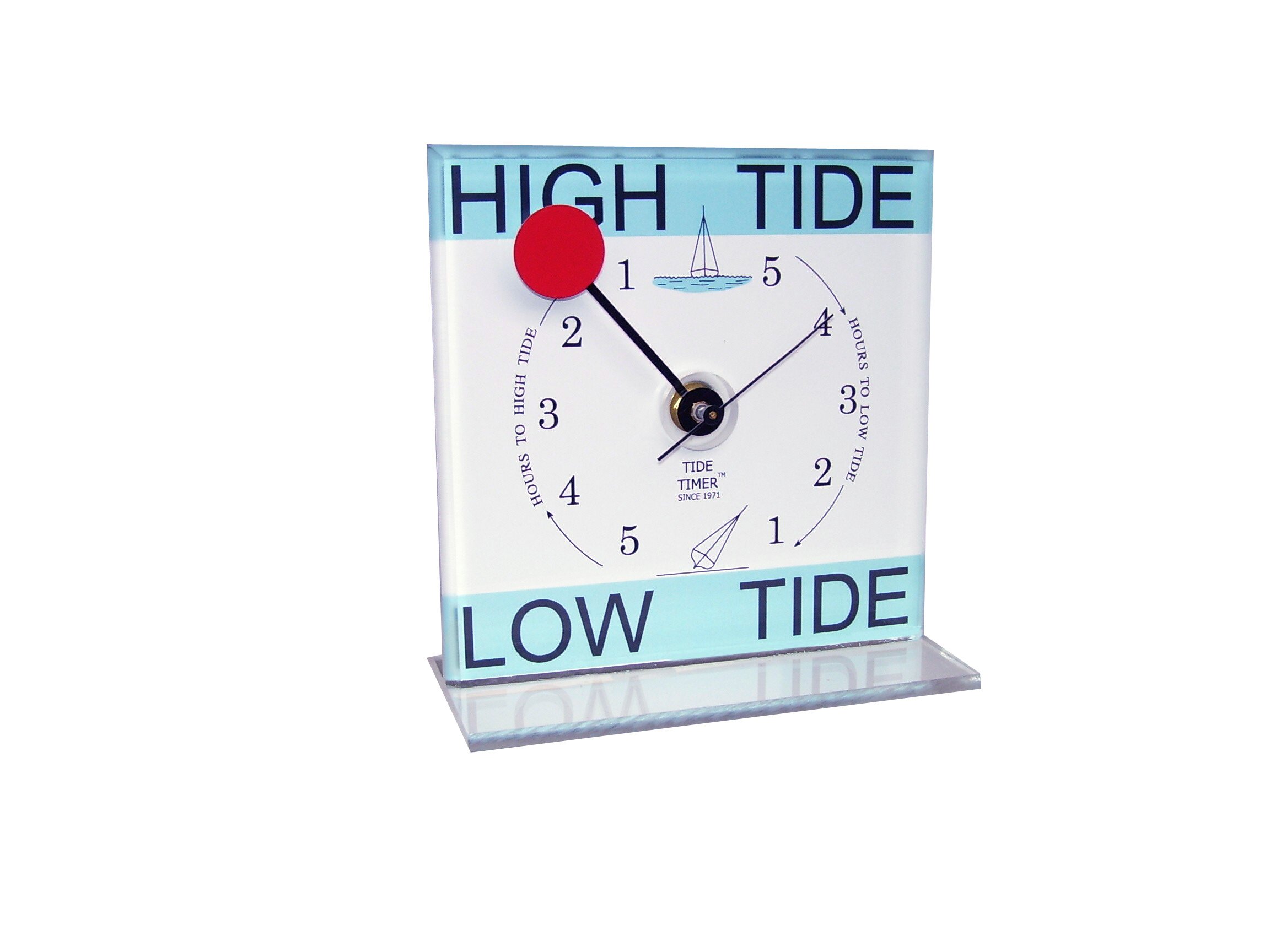Vintage Tide Timer Clock - Accurate Tide Prediction for Fishing, Surfing & Boating | Coastal & Marine Decor